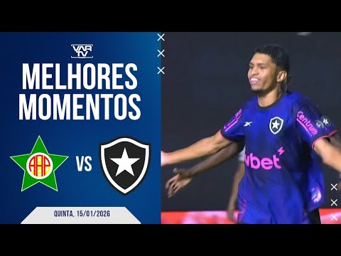 Portuguesa-RJ vs Botafogo / Carioca 2026 / Highlights