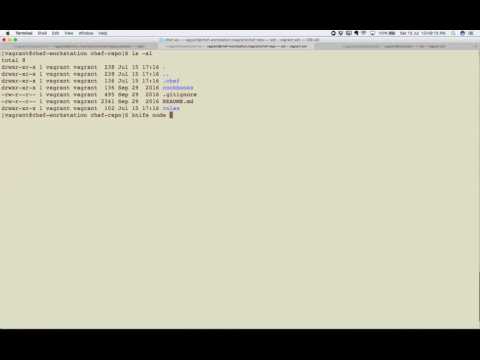 Chef Workstation Configuration