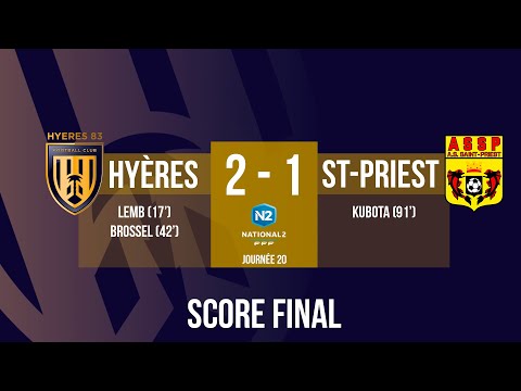 HYÈRES 83 FC - AS ST-PRIEST : résumé du match