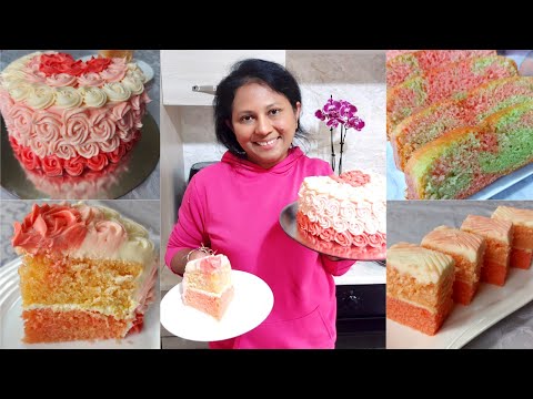Zoom class දෙවෙනි දවසේ  සම්පූර්ණ  video එක(Butter cake, Ribbon cake, Marbel cake, butter icing )
