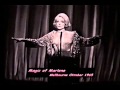 Marlene Dietrich  AustraliaTV Magic of Marlene Melbourne Okt 1965 " my blue heaven"