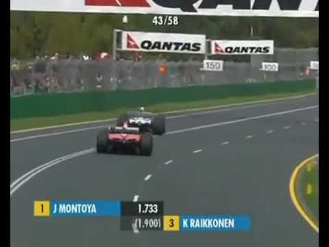 Michael Schumacher vs Montoya - Melbourne 2003