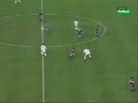 Robert Prosinecki dribbles 3 Barcelona players