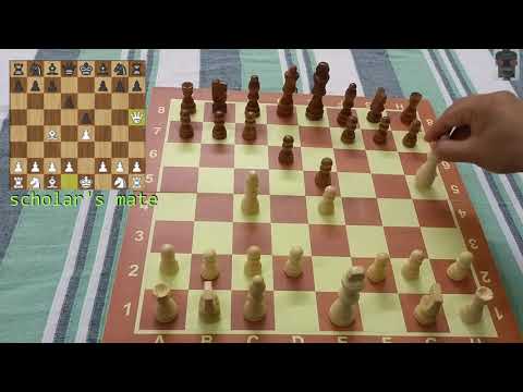 scholar's mate |  checkmate in 4 moves | checkmate pattern #2
