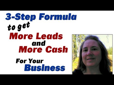 3-Step Formula More Leads More Cash 