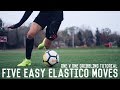5 Easy Elastico Moves To Beat Defenders | One v One Elastico Match Skills