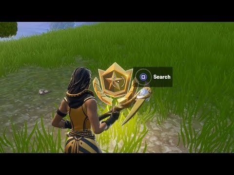 Fortnite Battle Royale - Secret Season 10 Week 1 Battlestar Location (B.R.U.T.E. Squad Challenges)