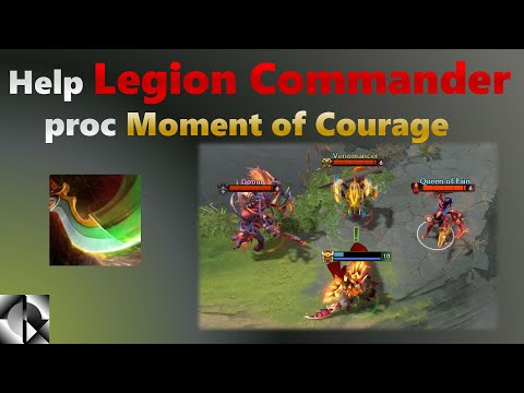 +1MMR: Help Legion Commander proc Moment of Courage | 7.27d