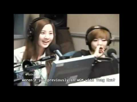 [Eng sub] 111107 SBS Power FM SNSD Seohyun's ideal type of guy + Yong Hwa