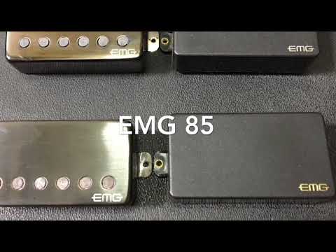EMG pickups shootout | 57/ 81/ JH/ 85, bridge position - METAL!