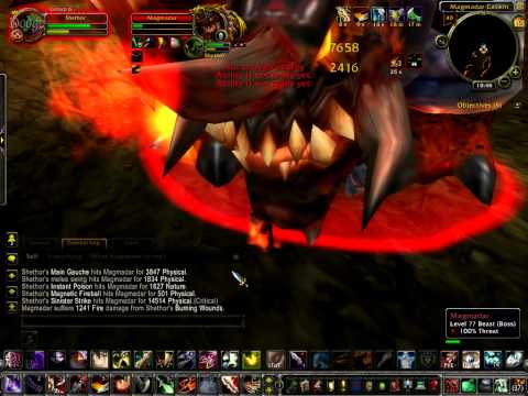 Shethor vs Magmadar (Molten Core Solo)