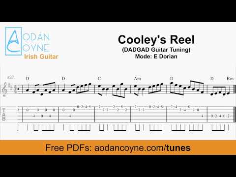 How To Play Cooley's Reel - Irish Reel (Tabs, Notation & Chords)