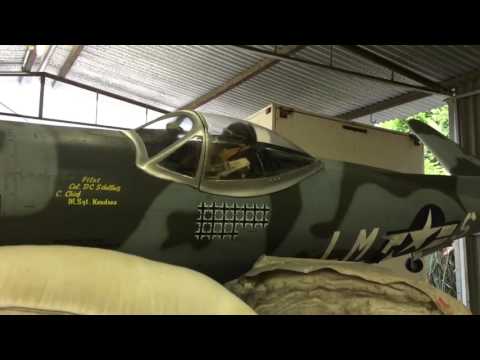 Topflite giant scale P-47 functional sliding canopy