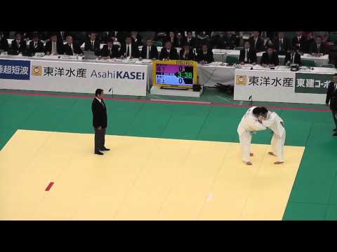 全日本柔道選手権2011　森下ｖｓ岩上　judo morishita open