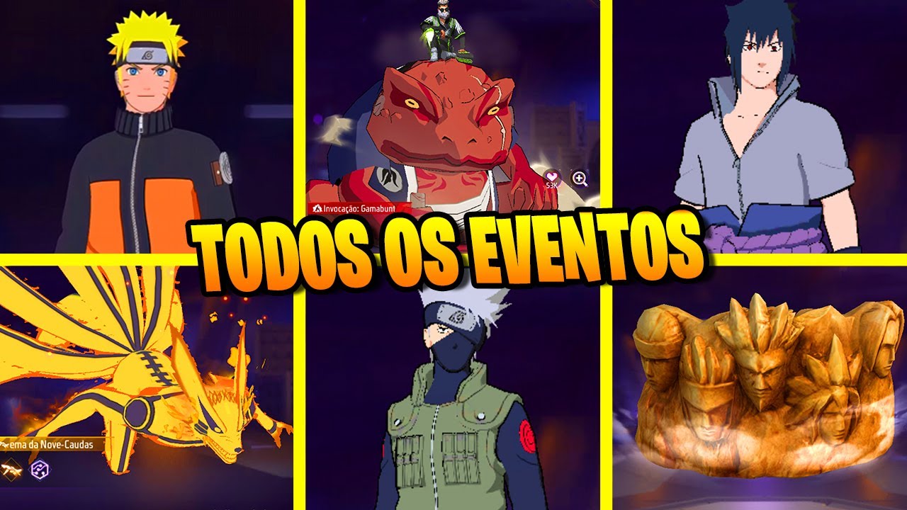 SAIU! COMO PEGAR A SKIN DO NARUTO, SASUKE, KAKASHI, ITENS GRÁTIS, NOVO MODO DE REVIVER E MAIS...