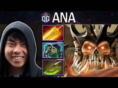 OG.ANA SMURF WRAITH KING WITH RADIANCE AND SWIFT BLINK - DOTA 2 GAMEPLAY