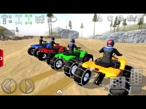 Extreme Off-Road Driving Dirt Quad Bikes #2 - Offroad Outlaws motor bike game Android Gameplay