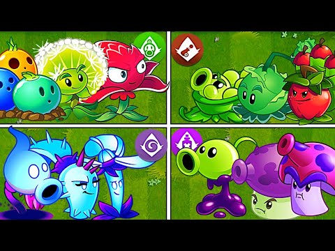 Random 12 Plants Battles - Which Plants Will Win? - PvZ2 Plants vs Plants