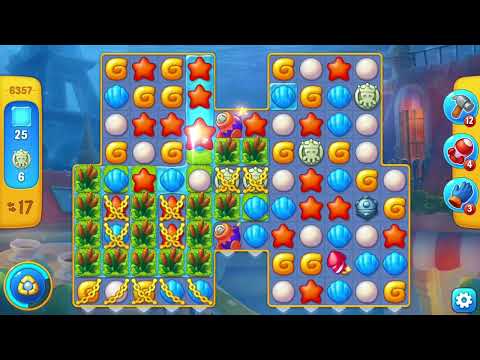 [FISHDOM Walkthrough] Level 6357 (Qua màn - Fishdom)