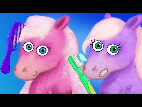 Fun Horse Care Games - Pony Sisters Animal Magical Garden Makeover Game