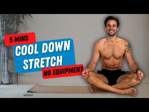 5 MIN FULL BODY COOL DOWN STRETCH (on the floor only) for After Workout
