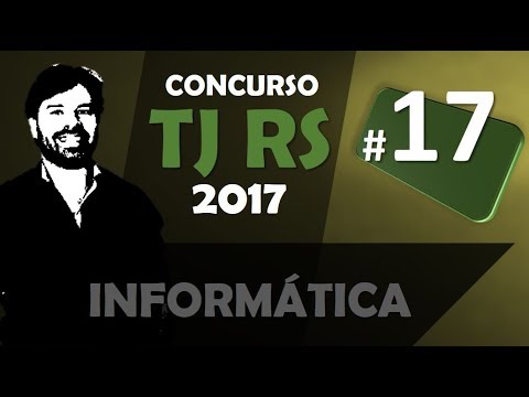TJ RS Concurso 2017 Técnico e Analista Judiciário ao vivo #17