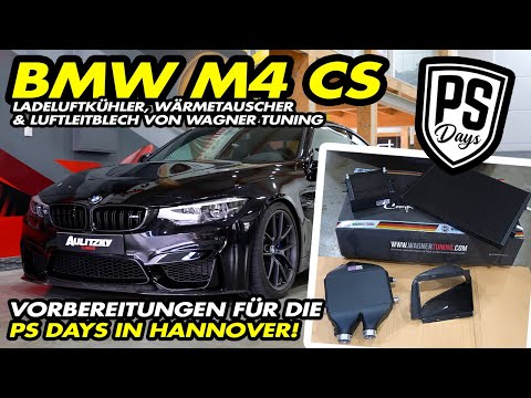 BMW M4 CS Wagnertuning Ladeluftkühler | Wärmetauscher & Co. | Vorbereitungen für die PS Days