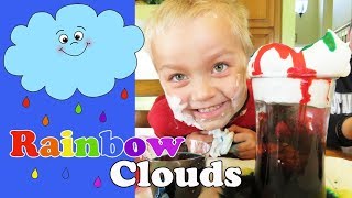 Rainbow Clouds with Lucas! Science Experiments for Kids! | Crazy8Family