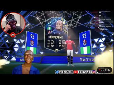 KSI React To Speed Pulling Him On Fifa 😂😂😂