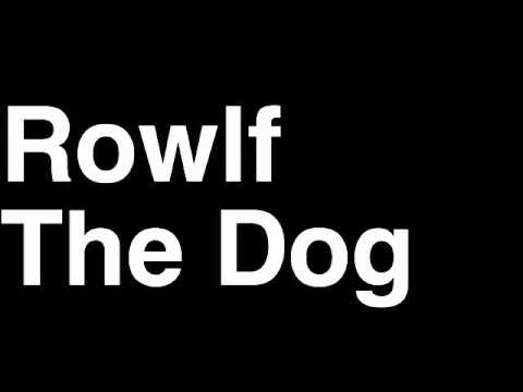 How to Pronounce Rowlf the Dog The Muppets Movie Show Songs Piano Wonderful World Cottleston Pie