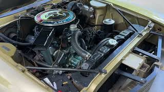 1968 AMC AMX 390 Start Up and Engine Compartment