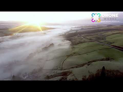 DroneWorks: Sunrise cloud inversion Dumfries and Galloway December 2021