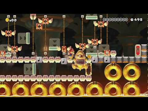 世界初!? クツパJrを全自動で倒す装置(3HIT) Auto by ゆいと♪Z♪ - Super Mario Maker - No Commentary 1bl
