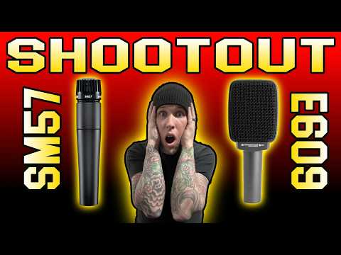 SHURE SM57 VS SENNHEISER E609 - MIC SHOOTOUT - HIGH GAIN