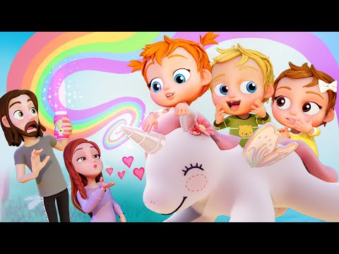 BABY ADLEY CARTOON!!  Magic Puffs turn kids into Babies! a crazy morning of diapers and dad day care