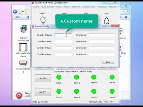 how to use 8 2 channel relay board PC software in WAN