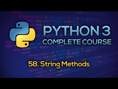 58 String Methods In Python Python Full Course Beginner To Advanced Free