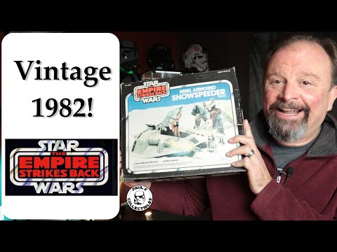 AMAZING FIND! Vintage 1982 Kenner Snowspeeder Unboxing