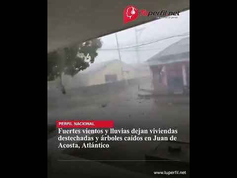 Fuertes lluvias causan emergencia en Juan de Acosta, Atlántico.