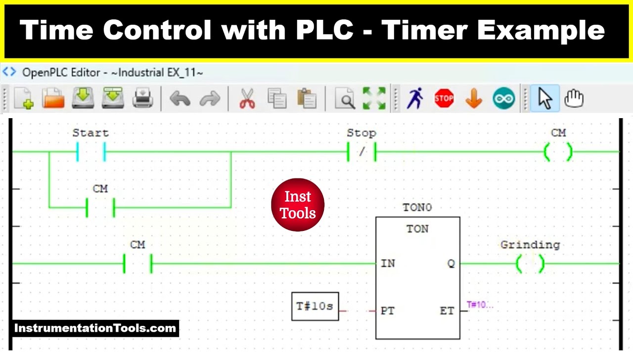 Time Control with PLC - Simple Timer Example Explained