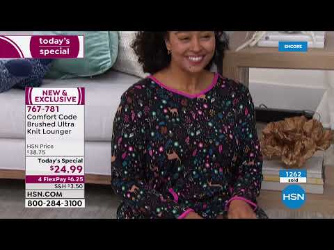 HSN | Comfort Code by Cuddl Duds 01.06.2022 - 01 AM