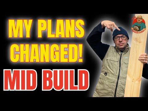 My Woodworking Plans Changed Mid Build.. MUST SEE! 
