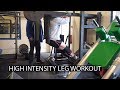INTENSE Leg Workout, Current Diet and How to Deal With Injuries