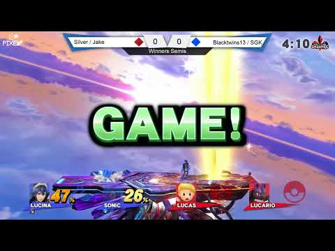 Pixel Challenge - Silver/Jake [Red] vs. SuperGirlKels/Blacktwins13 [Blue] - Winners Semis