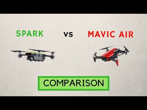 DJI Spark vs Mavic Air full comparison