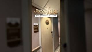Disney Adventure Cruise - Inside Stateroom Tour 🚢 #disneyadventure #disney #disneycruise