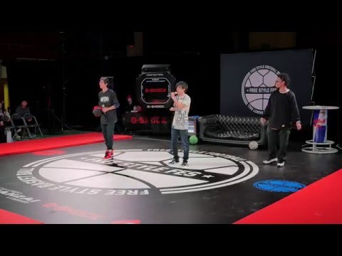 Freestyle Fes 2015 #01 tokura & ZiNEZ aka Kamikaze Performance Freestyle Football & Basketball