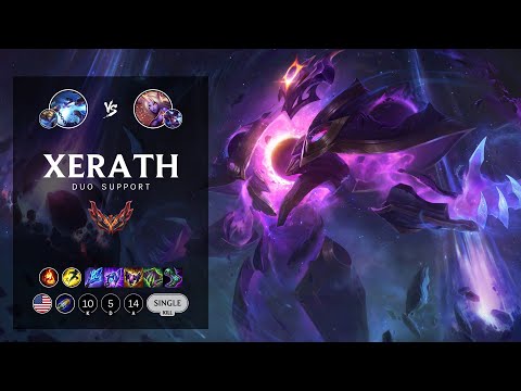 Xerath Support vs Soraka - NA Grandmaster Patch 12.10