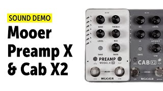 Video thumbnail for Mooer Preamp Model X & Mooer Cab X2 - Sound Demo (no talking) by Guitar Bonedo