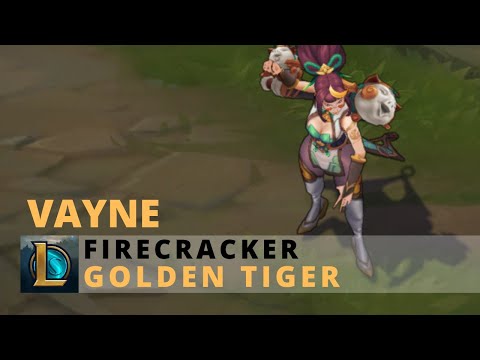Firecracker Vayne Golden Tiger Event Chroma - League of Legends
